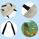 Forest animals Printed Shoulder Shopping Bag Casual Large Tote Handbag