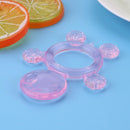 Cute Baby Teether Kids Silicone Teething Chewable Pacifier (Pink Tortoise) Newly