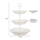 3 Tier Standing Fruit Vegetable Basket Bowl Rack Stand H0M6 Embosse Y6G1