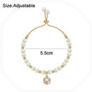 Bracelet Chain Opals Charm Bracelets Geometric Zircon Pendant Wedding Bracelets