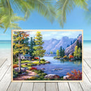 5D DIY Full Drill Diamond Painting Scenery Cross Stitch Mosaic Craft Kit Deco
