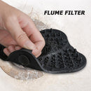 Anti-Block Floor Drain Sucker Sewer Outfall Strainer Sink Filter (Black)