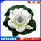 Lotus Solar Lights Flower Float Waterproof Outdoor Pond Pool Decor (White)