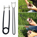 2x Portable Stainless Steel Fish Mouth Opener Jaw Spreader Hook Lock Remove