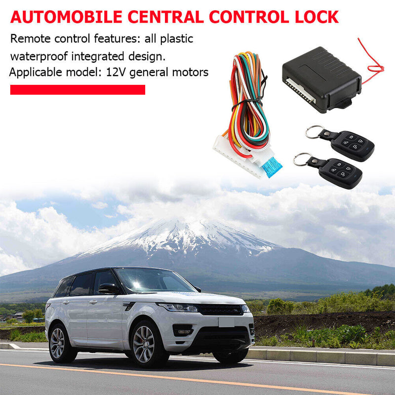 Car Remote Central Door Lock Kit Auto Keyless Entry Alarm System 410/T105 Newly