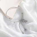 Simple Love Cupid Tassel Alloy Adjustable Bracelet Valentine Day Accessory