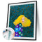 40x50cm Long Hair Girl Frameless Picture Oil Paint By Numbers Hand Painted De