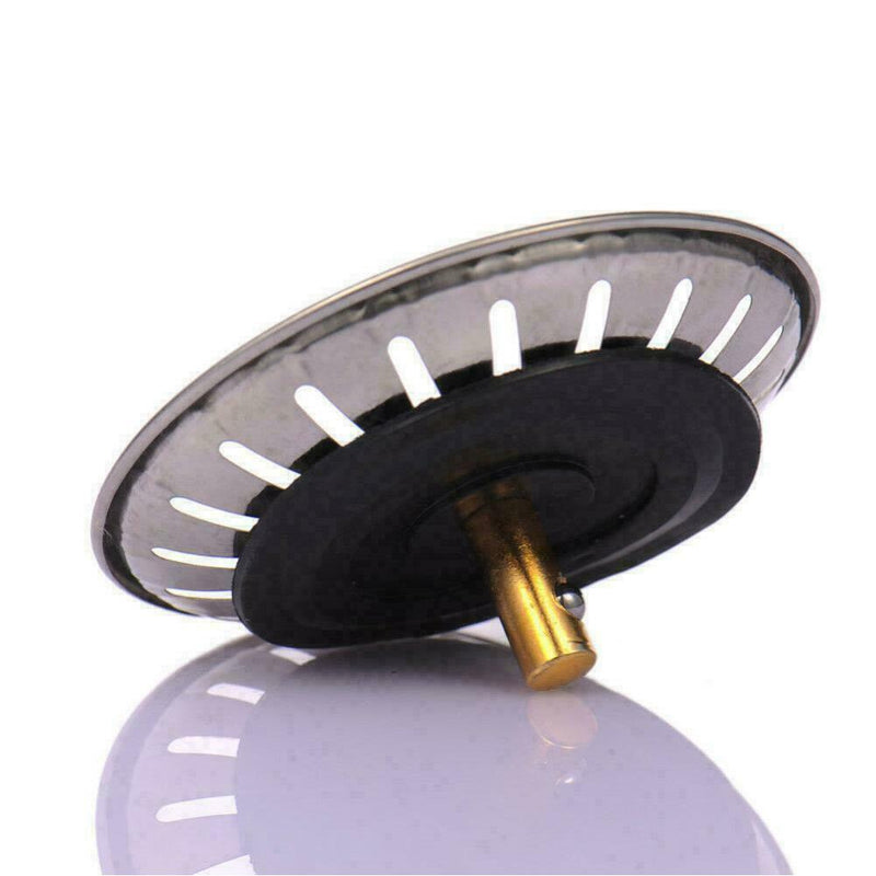 1xStainless Steel Kitchen Sinks Strainer Waste Plug I Drain Filter 2Q6W Y7V5