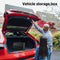 Car Trunk Organizer Multiuse Tools Storage Bag (Large Black+Black Line)
