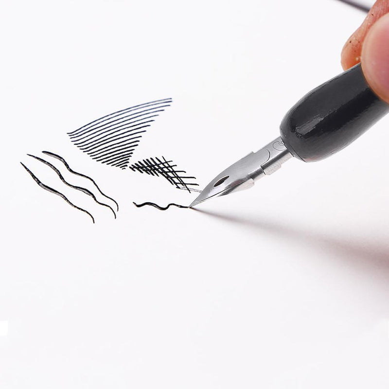 Portable Comic Pen Holders Manga Drawing Cartoon Fountain Pen with Pen Nib