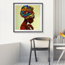 Diamond Painting Ethnic Girls Full Round Drill Picture of Rhinestone DIY Drawing