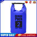 Waterproof Dry Bag Pack Sack Swimming Kayaking Boat Trekking (2L Dark Blue)