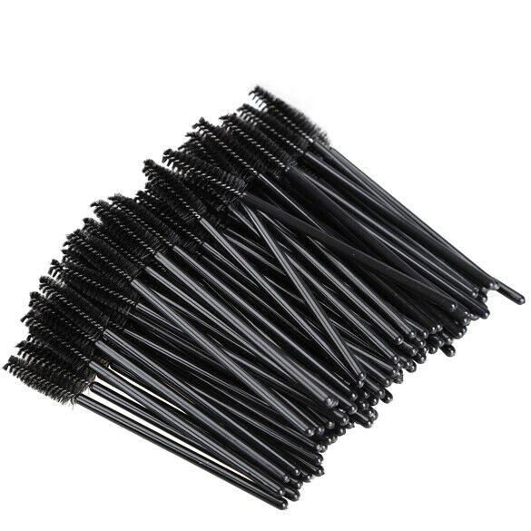 100PCS Disposable Eyelash Brush Eyelash Rod Applicator Spoolers Constitution