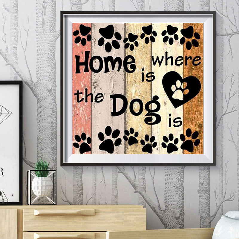 Full Round Drill 5D DIY Diamond Embroidery Diamond Painting Dog Cross Stitch