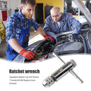 Adjustable Ratchet Tap Drill Wrench T-Handle M3-M8 Reamer Screw Extractor Newly