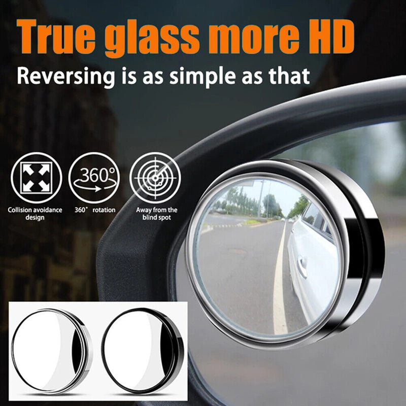 2pcs Car-styling Vehicle HD Driving Safety Rearview Auxiliary Blind Spot Mi