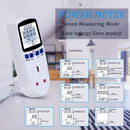 1*UK Plug Electricity Power Consumption Meter Energy Monitor Watt Kwh Analyzer~