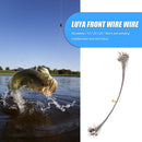 20x Fishing Line Anti-Bite Anti-Tangle Steel Braided Wire Leader Fishing Tool