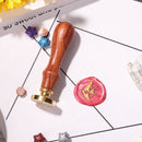 Retro Fire Paint Seal Set Animal Wax Stamp Cards Craft DIY Envelope Decor Tools