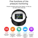 Motorcycle TPMS Motorbike Tire Pressure Monitor with 2 External Sensors