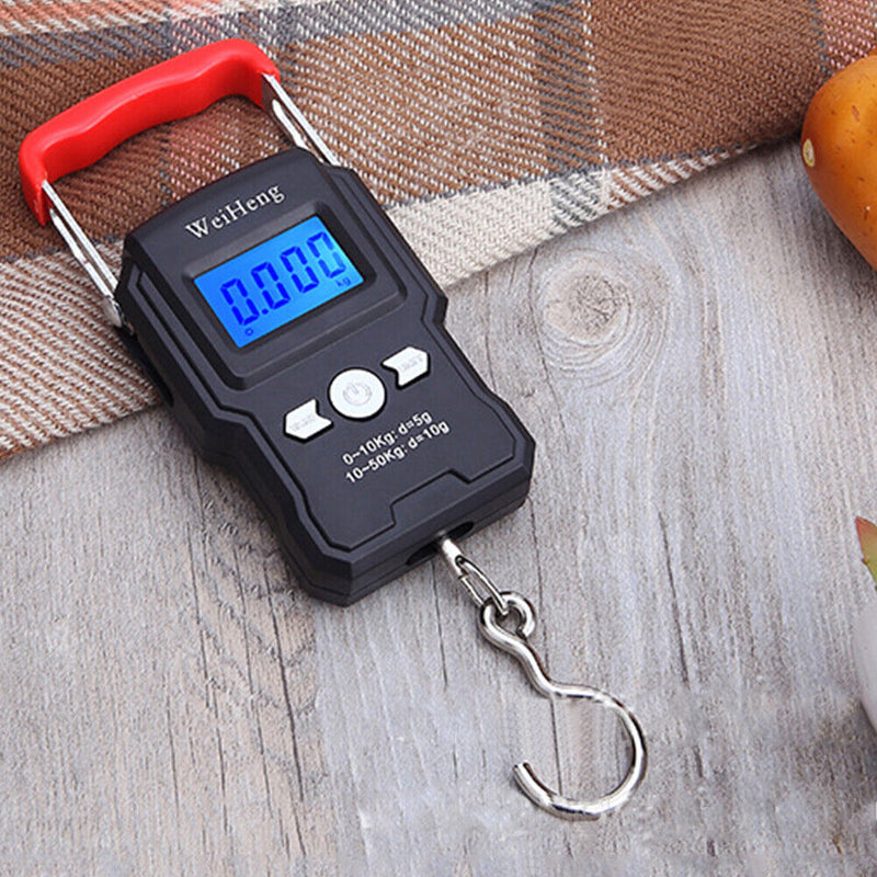 50kg/5g Portable Mini Electronic Hanging Scales Luggage Weighting Scales Newly