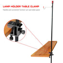 SUNDICK Light Stand Table Clamp Adjustable Height Aluminum Alloy Light Stan