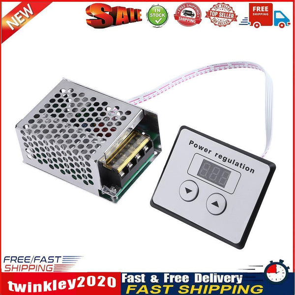 AC 220V 4000W SCR Thyristor Digital Control Electronic Voltage Regulator Newly