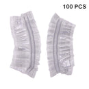 100pcs Disposable Waterproof Earmuffs Ear Cover Hair Bathing Plastic Tools