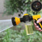 High Pressure Foam Water Gun 3 Gears Car Washer Nozzle Sprayer (Yellow)