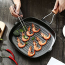 Breakfast Tools Foldable Handle Steak Skillet Pan Omelette Pot Non Stick Frypan