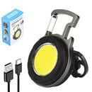 Portable COB Keychain Inspection Light 4 Adjustable Lighting Modes Work Light