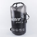 PVC Bags 20L Trekking Drifting Waterproof Storage Pouch (Translucent Black)
