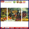 3 Panels Table Fruits Wine Oil Paint By Numbers Kits DIY Handpainted on Canvas