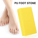 Foot Plate File Stone Dead Skin Peeling Callus Exfoliate Pedicure (Yellow) Newly