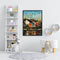 River House Frameless Picture Oil Paint By Numbers Hand Painted Picture Kit