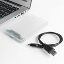 2.5 inch Transparent HDD SSD Case SATA III to USB 3.0 Hard Drive Disk Enclosure