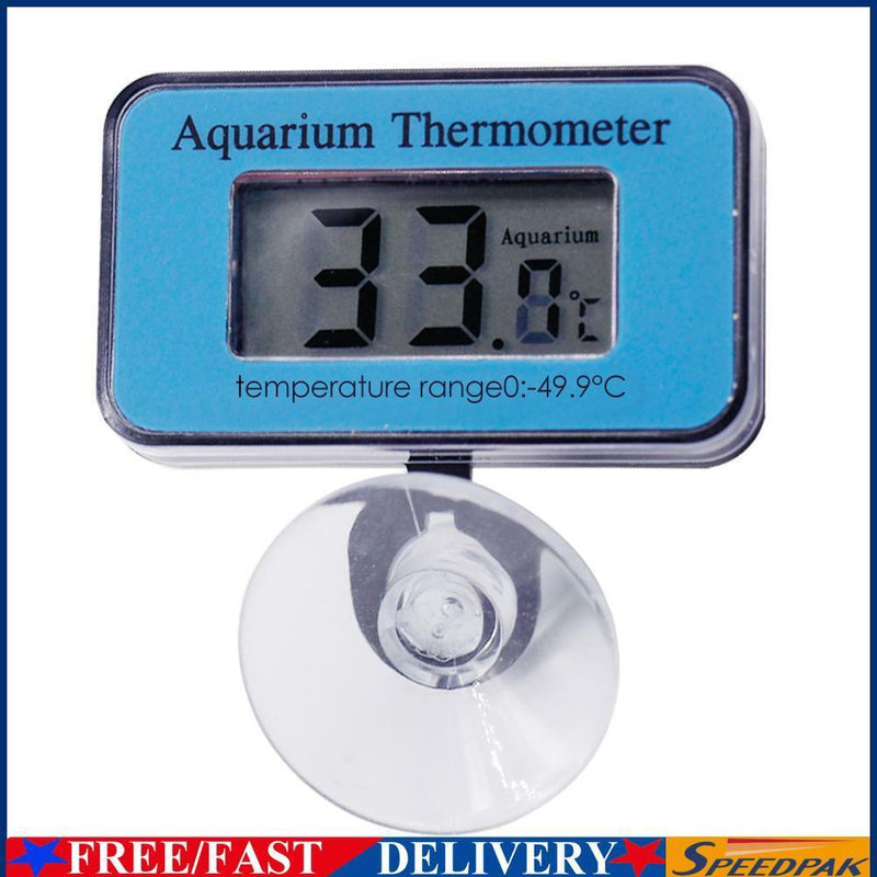 LCD Digital Fish Tank Aquarium Suction Submersible Thermometer Temp Meter