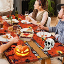 Friendly Dinnerware set Paper Plates Halloween Disposable Tableware Napkins