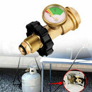 Connector POL Propane Gas Gauge Pressure Gauge Level Indicator Meter Adapter