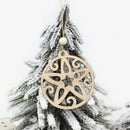 Merry Christmas Wood Chip Hanging Ornaments Christmas Decorations Xmas Tree