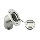 Steel Check Valve RV City Marine Deck Filler Oil Inlet Water Fill Inlet Gravity