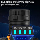 Super Bright Flashlight Head Torch Fishing Light LED Headlamp Zoom Headlight