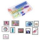Hand Craft Crochet Curve Needles Weave Stitch Home DIY Knitting Tools Set