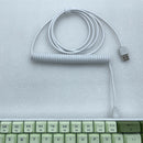 Mechanical Keyboard Data Cable Coiled Aviator Wire Type-C to USB Plug-in Cable