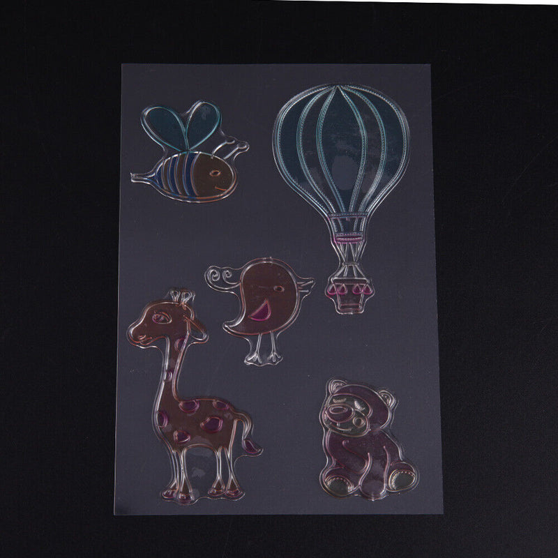 Colorful Cartoon Stamp DIY Scrapbook Card Embossing Transparent Stamp