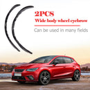 2pcs Arch Wheel Eyebrow Lip Fender Flares Auto Exterior for Car SUV Black Newly