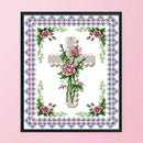 14CT Stamped Cross Stitch Kit DIY Magic Print Needlework Embroidery (J041) Newly