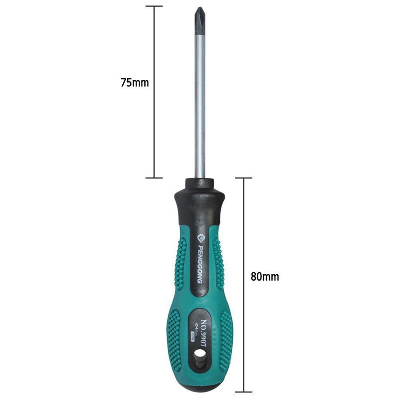 Insulated PP Handle Screwdrivers Electrician's Screw Driver (75mm/Cross) Newly