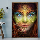 5D DIY Full Round Drill Diamond Painting woman Drawing Newly