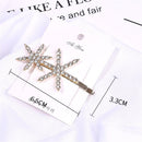 Accessories Korean Shiny Pentagram Rhinestone Hairgrip Metal Crystal Hair Clip